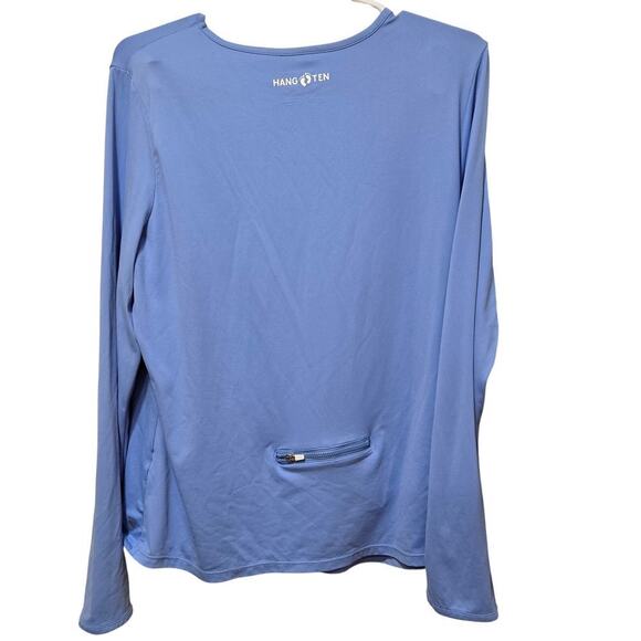 Hang Ten Women’s Long Sleeve Blue Activewear Top Size XL - Picture 2 of 10